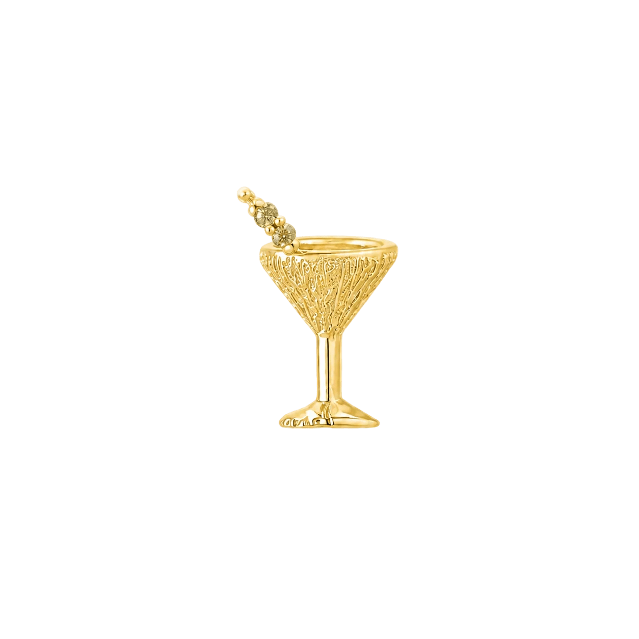 Martini – 14K Gold Threadless/Threaded End - piercing-zone.com