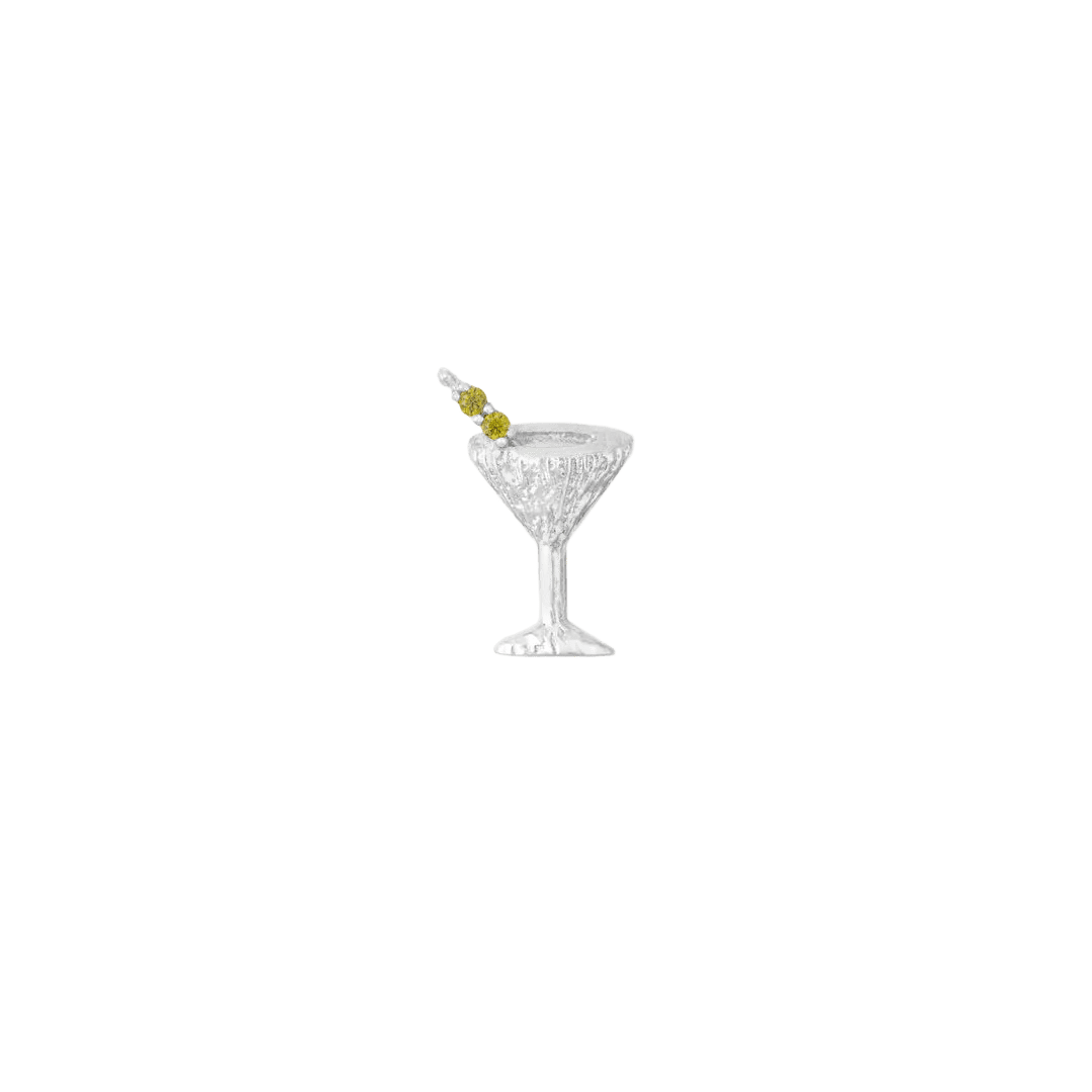 Martini – 14K Gold Threadless/Threaded End - piercing - zone.com