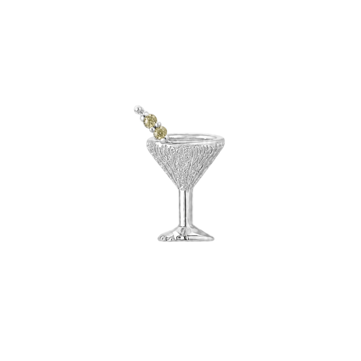 Martini – 14K Gold Threadless/Threaded End - piercing-zone.com