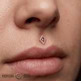Marvella – 14K Gold Threadless/Threaded End - piercing - zone.com