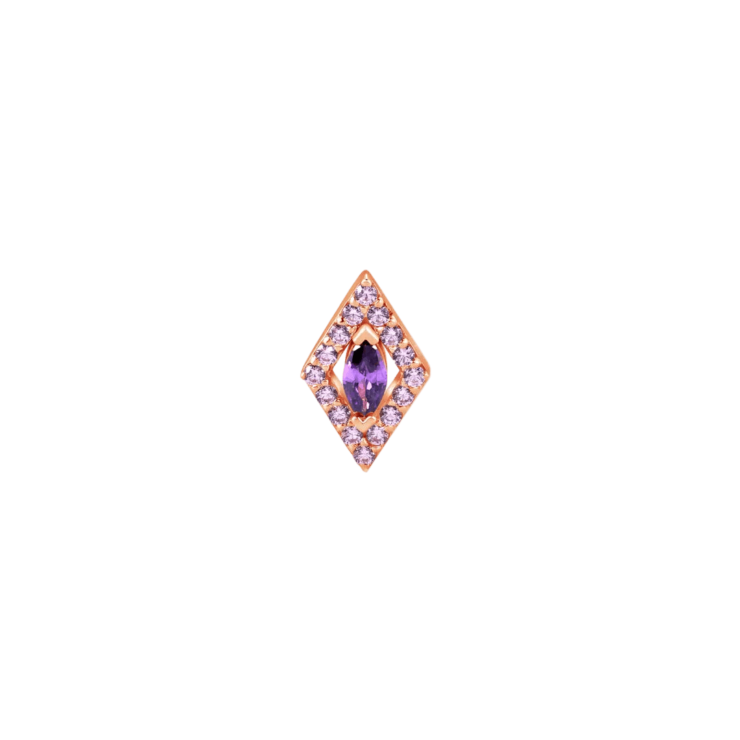 Marvella – 14K Gold Threadless/Threaded End - piercing - zone.com