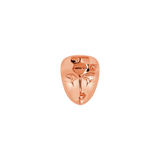 Mask – 14K Gold Threadless & Threaded End - piercing - zone.com