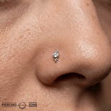 Maya – 14K/18K Gold Threadless End - piercing - zone.com