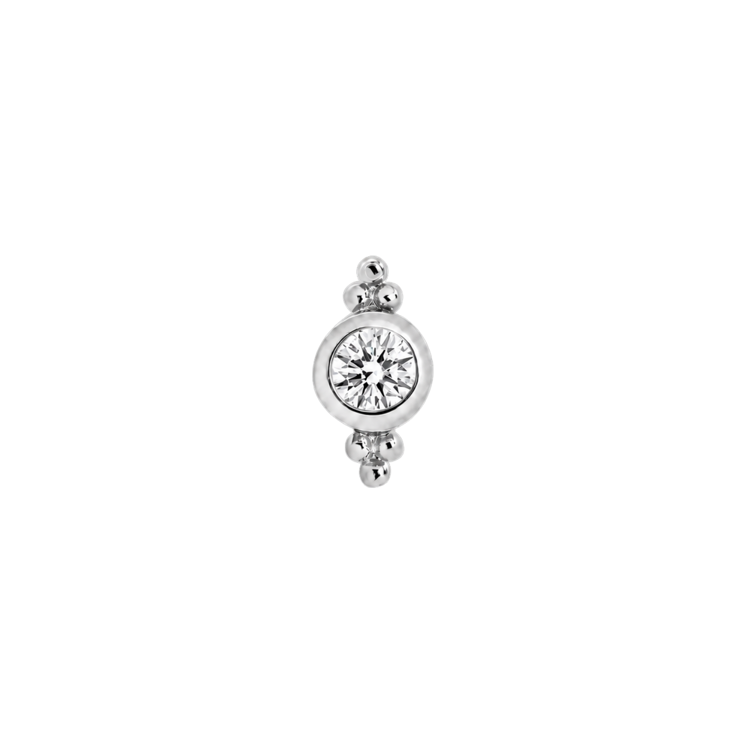Maya – 14K Gold Threadless/Threaded End