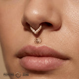 Medusa – 14K Gold Threadless/Threaded End - piercing - zone.com