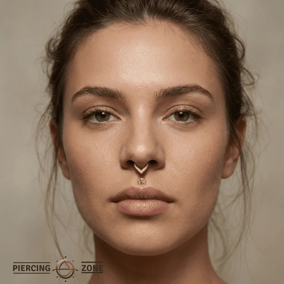 Medusa – 14K Gold Threadless/Threaded End - piercing - zone.com