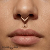 Medusa – 14K Gold Threadless/Threaded End - piercing - zone.com