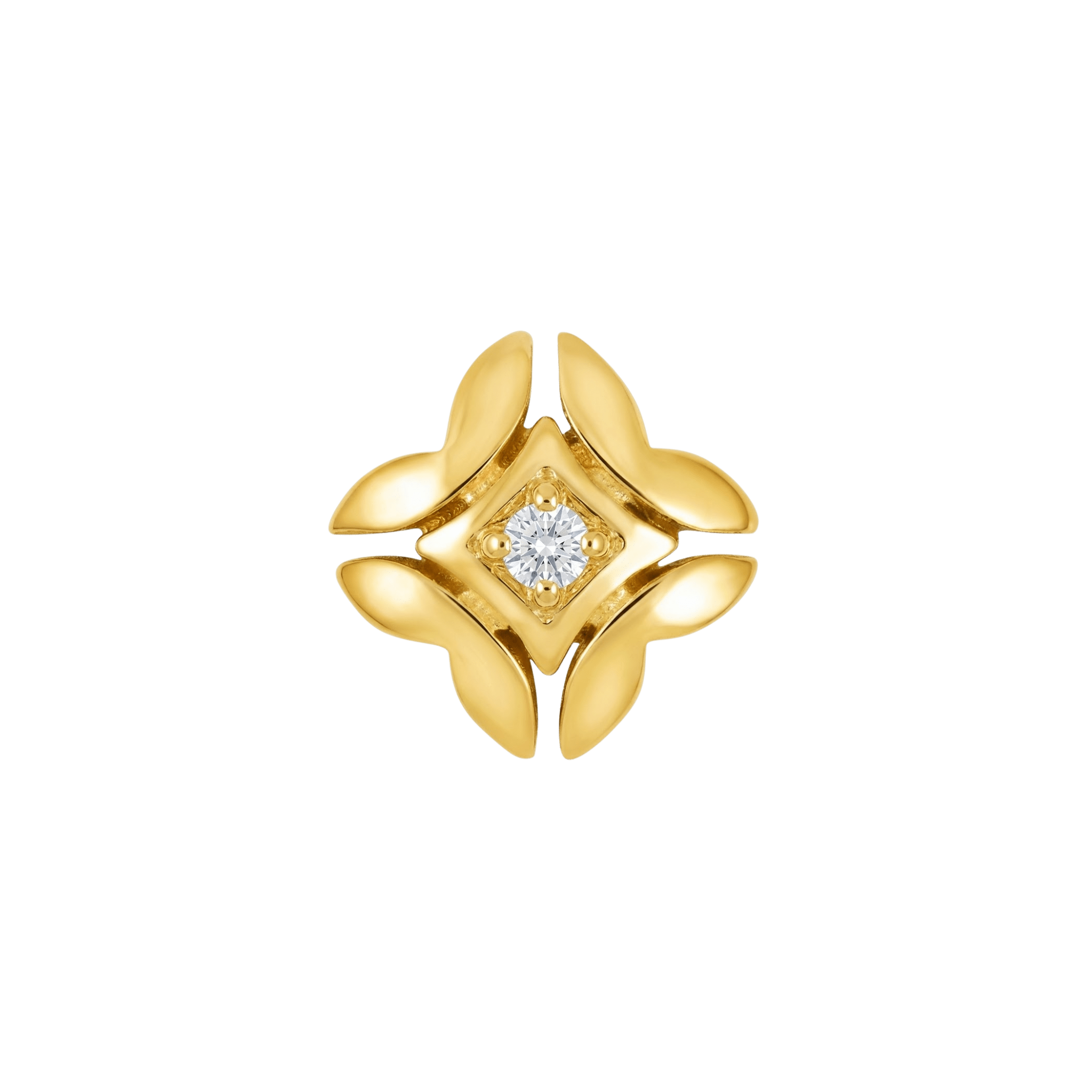 Melanie – 14K Gold Threadless/Threaded End - piercing-zone.com