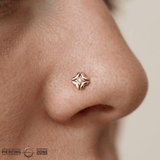 Melanie – 14K Gold Threadless/Threaded End - piercing - zone.com
