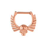 Memento Mori Straight Clicker – 14K Gold - piercing - zone.com