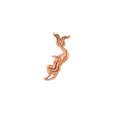 Mermaid – 14K Gold Threadless & Threaded End - piercing - zone.com