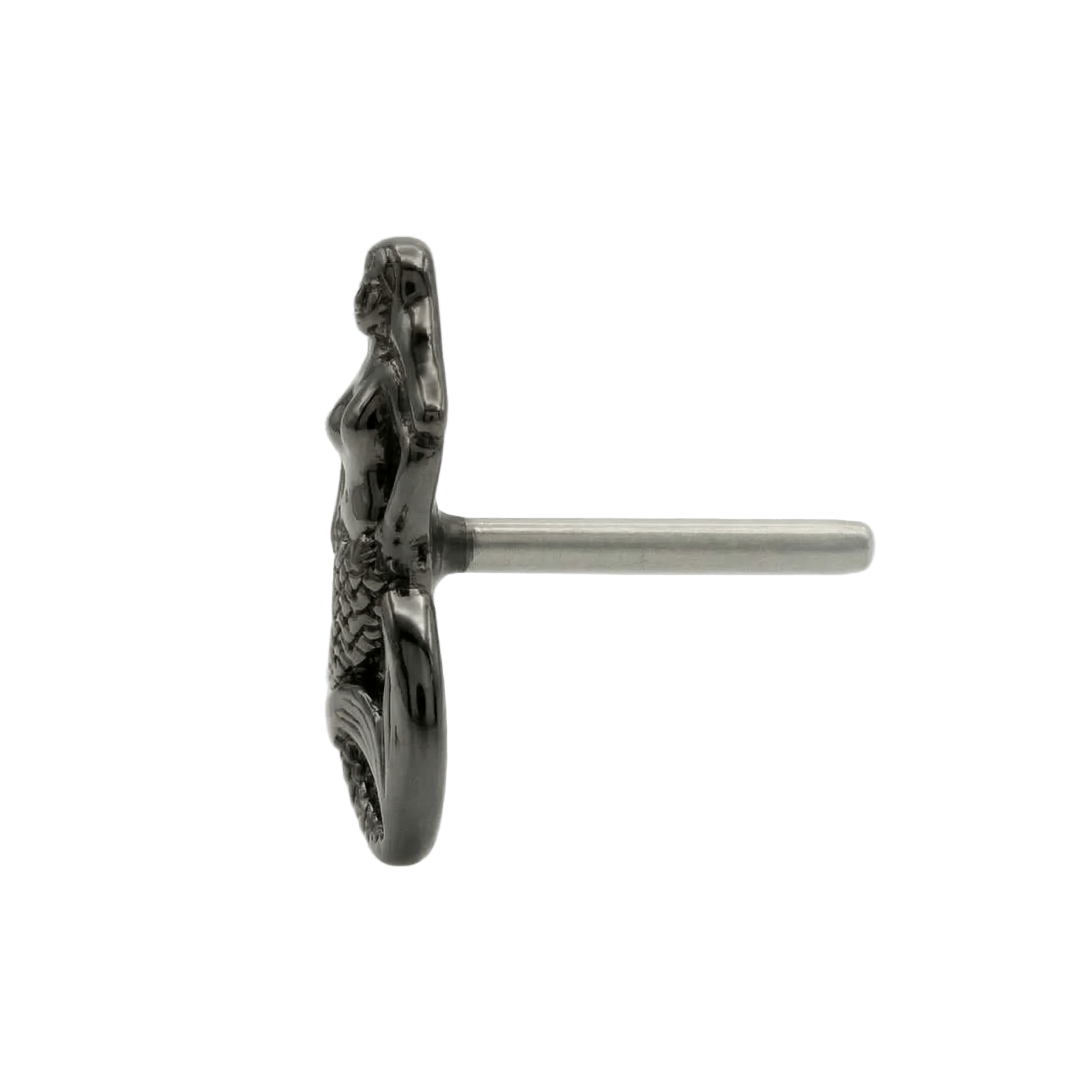 Mermaid – 14K Gold Threadless/Threaded End - piercing - zone.com