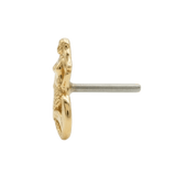 Mermaid – 14K Gold Threadless/Threaded End - piercing - zone.com