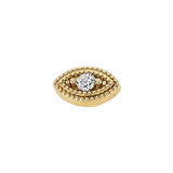 Milgrain Eye – 14K Gold Threadless/Threaded End