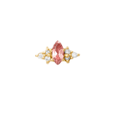 Mimosa Pin Birthstones - 14K Gold Gem Threadless End - piercing - zone.com