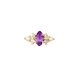 Mimosa Pin Birthstones - 14K Gold Gem Threadless End - piercing - zone.com