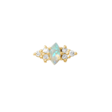 Mimosa Pin Birthstones - 14K Gold Gem Threadless End - piercing - zone.com