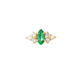 Mimosa Pin Birthstones - 14K Gold Gem Threadless End - piercing - zone.com
