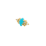 Mimosa Pin Birthstones - 14K Gold Gem Threadless End - piercing - zone.com