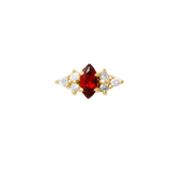 Mimosa Pin Birthstones - 14K Gold Gem Threadless End - piercing - zone.com