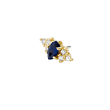 Mimosa Pin Birthstones - 14K Gold Gem Threadless End - piercing - zone.com