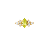 Mimosa Pin Birthstones - 14K Gold Gem Threadless End - piercing - zone.com