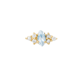 Mimosa Pin Birthstones - 14K Gold Gem Threadless End - piercing - zone.com