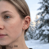 Mitten – 14K Gold Threadless/Threaded End - piercing - zone.com