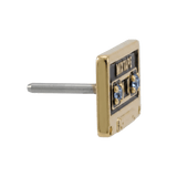 MIXTAPE - 14K Gold 2 Stone Threadless/Threaded End - piercing - zone.com