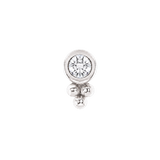 Mona – 14K Gold Threadless/Threaded End