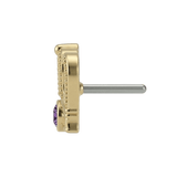 Monarch - 14K Gold Threadless/Threaded - piercing - zone.com