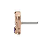 Monarch - 14K Gold Threadless/Threaded - piercing - zone.com