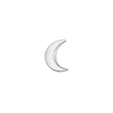 Moon – Solid 14K Gold Crescent End - piercing - zone.com
