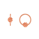 Morning Star Seamless Ring – 14K Gold - piercing - zone.com