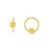 Morning Star Seamless Ring – 14K Gold - piercing - zone.com