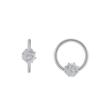 Morning Star Seamless Ring – 14K Gold - piercing - zone.com