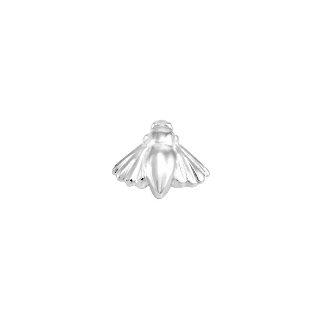Moth – 14K Gold Threadless End - piercing - zone.com