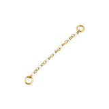 Mother of Pearl Chain – 18K Gold Pearl Piercing Chain - piercing - zone.com