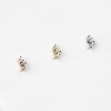 Multiplicity – Marquise - Cut CZ Cluster – 14K Gold Threadless End - piercing - zone.com