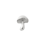 Mushroom Pin - 14K Gold Mushroom Threadless End - piercing - zone.com