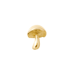 Mushroom Pin - 14K Gold Mushroom Threadless End - piercing - zone.com