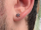 Mystic Elegance – Mystic Topaz Fan – 14K Gold Threadless End - piercing - zone.com