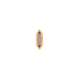 Mystic – Labradorite – 14K Gold Threadless End - piercing - zone.com