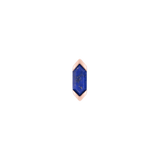 Mystic – Lapis Lazuli – 14K Gold Threadless End - piercing - zone.com