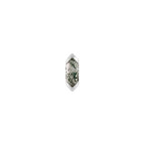 Mystic – Moss Agate – 14K Gold Threadless End - piercing - zone.com