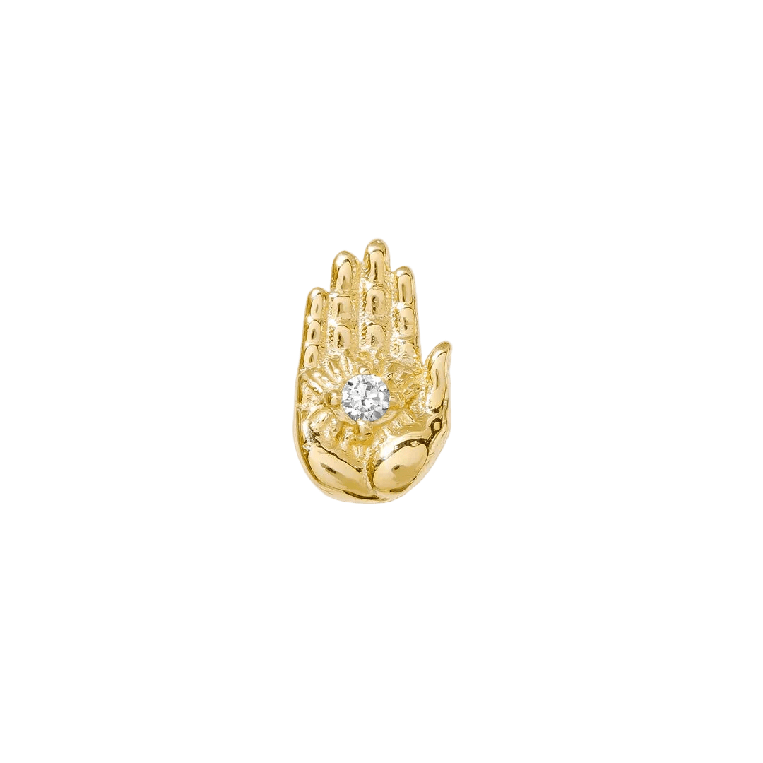 Mystic Pin - 14K Gold Gem Threadless End - piercing - zone.com