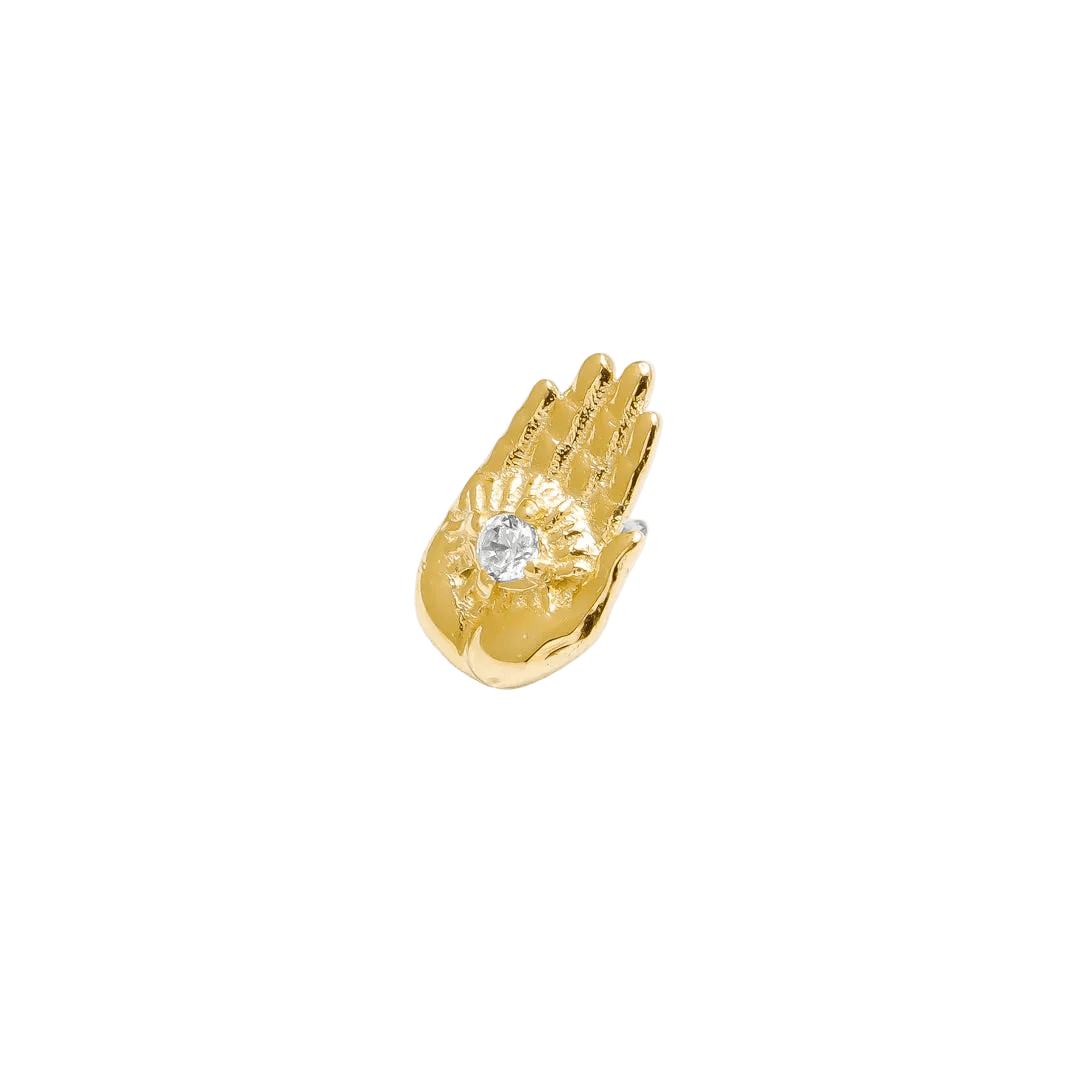 Mystic Pin - 14K Gold Gem Threadless End - piercing - zone.com