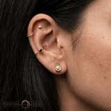 Mystic Pin - 14K Gold Gem Threadless End - piercing - zone.com