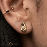Mystic Pin - 14K Gold Gem Threadless End - piercing - zone.com