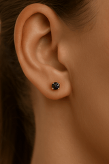 Mystic Prong - Set – 14K Gold & Mystic Topaz Threadless End - piercing - zone.com